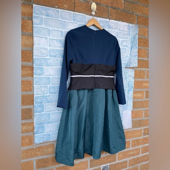 Sophie Marand colorblock dress size 42/ 8 - Picture 11 of 12